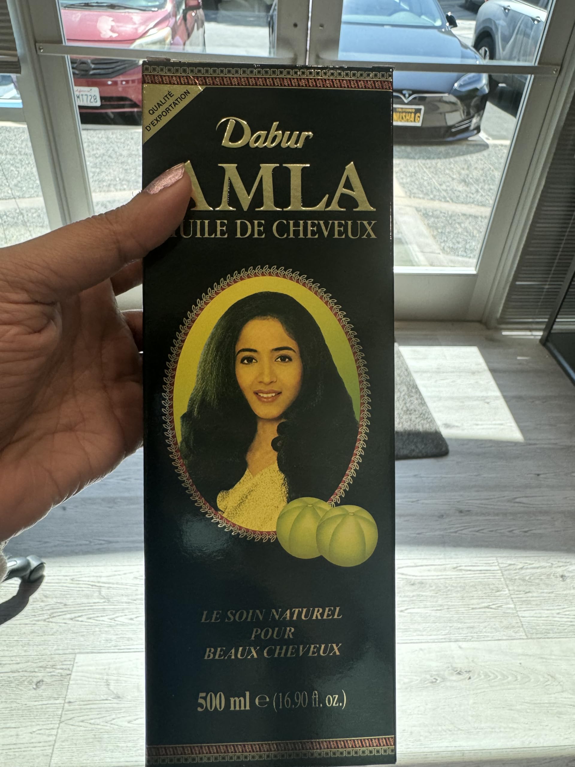 Dabur Amla Hair Oil – Nourishing Herbal Oil for Stronger, Thicker & Shinier Hair – Enriched with Amla Extracts to Reduce Fall, Strengthen Roots & Promote Healthy Growth – 500ml